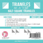Triangles on a Roll 13 mm Half Square sewing and quilting product