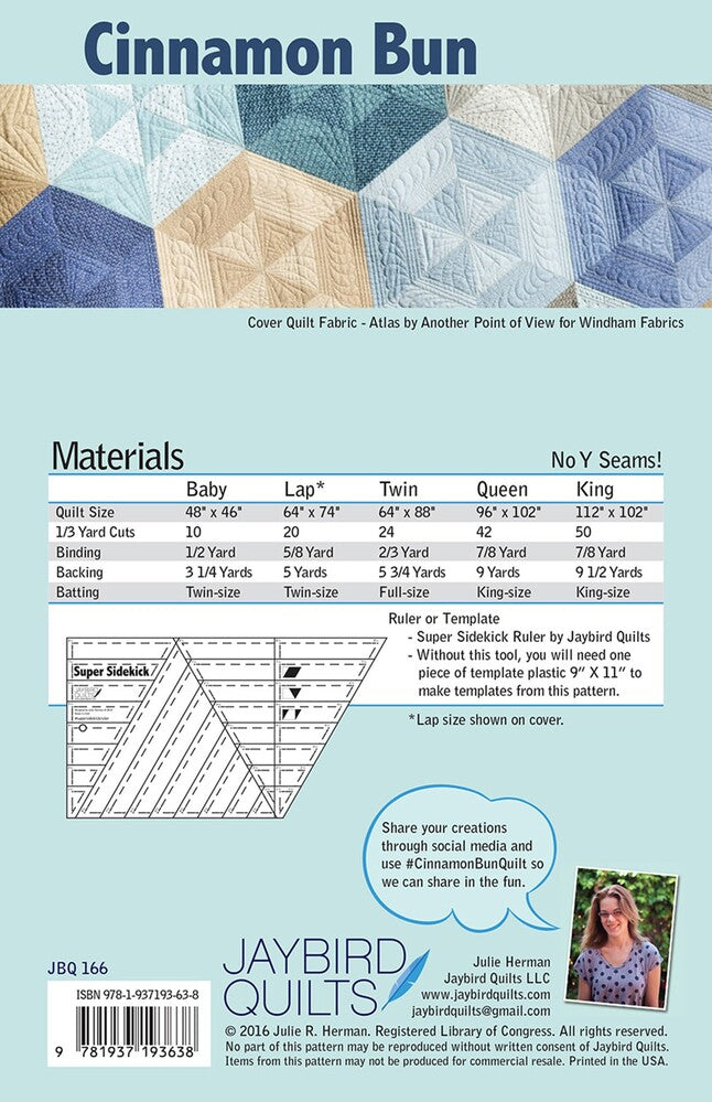 Jaybird Quilts - Cinnamon Bun Quilt Pattern , quilting and craft projects