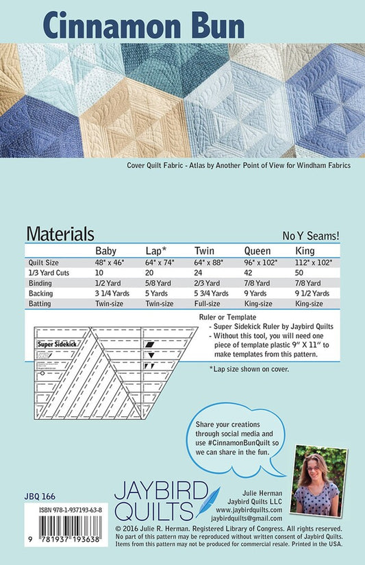 Jaybird Quilts - Cinnamon Bun Quilt Pattern , quilting and craft projects