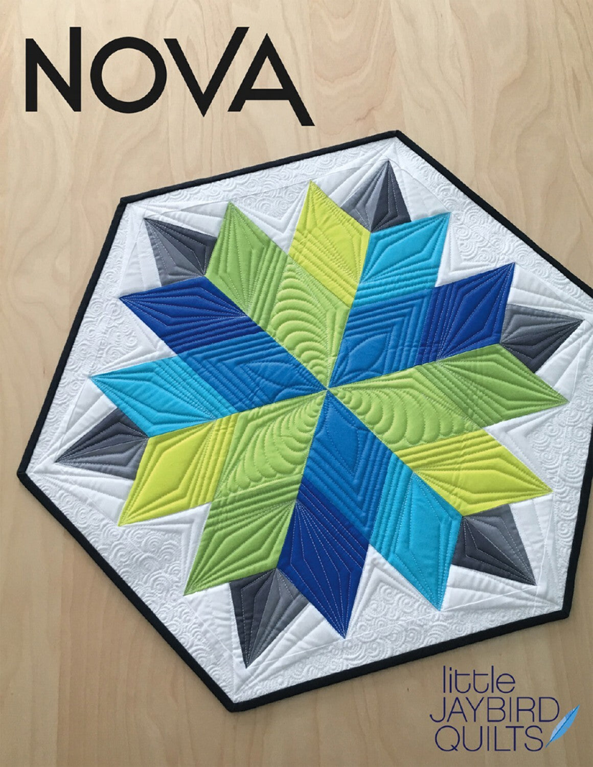 Jaybird Quilts Nova Table Topper Pattern , quilting and craft projects