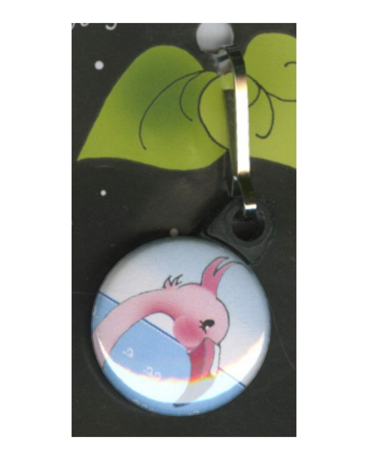 Zipper Charm - FLAMINGO