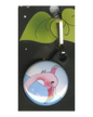 Zipper Charm - FLAMINGO