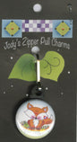 Zipper Charm - FOX for bag making and sewing projects