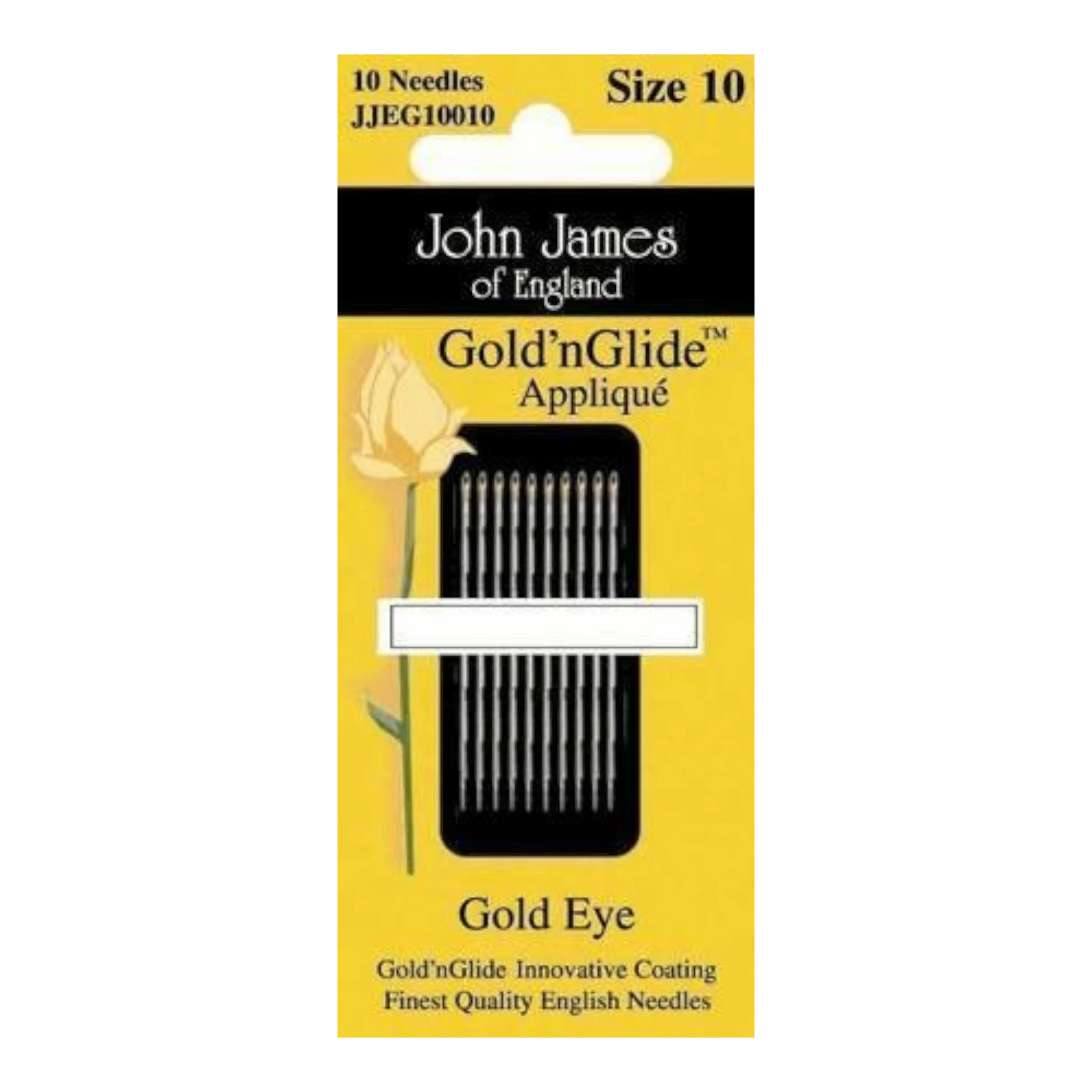 Gold n Glide Applique Hand Needles Size 10 , quilting and needlework