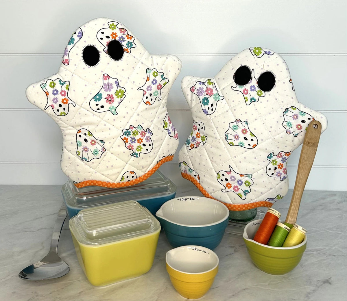 Ghostly Hot Pads Pattern
