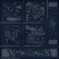 Sashiko Australia Japanese-Inspired Collection - 6 Designs INDIGO , piecing and stitching