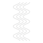 Waves Stencil 64 mm for precise cutting, marking and patchwork