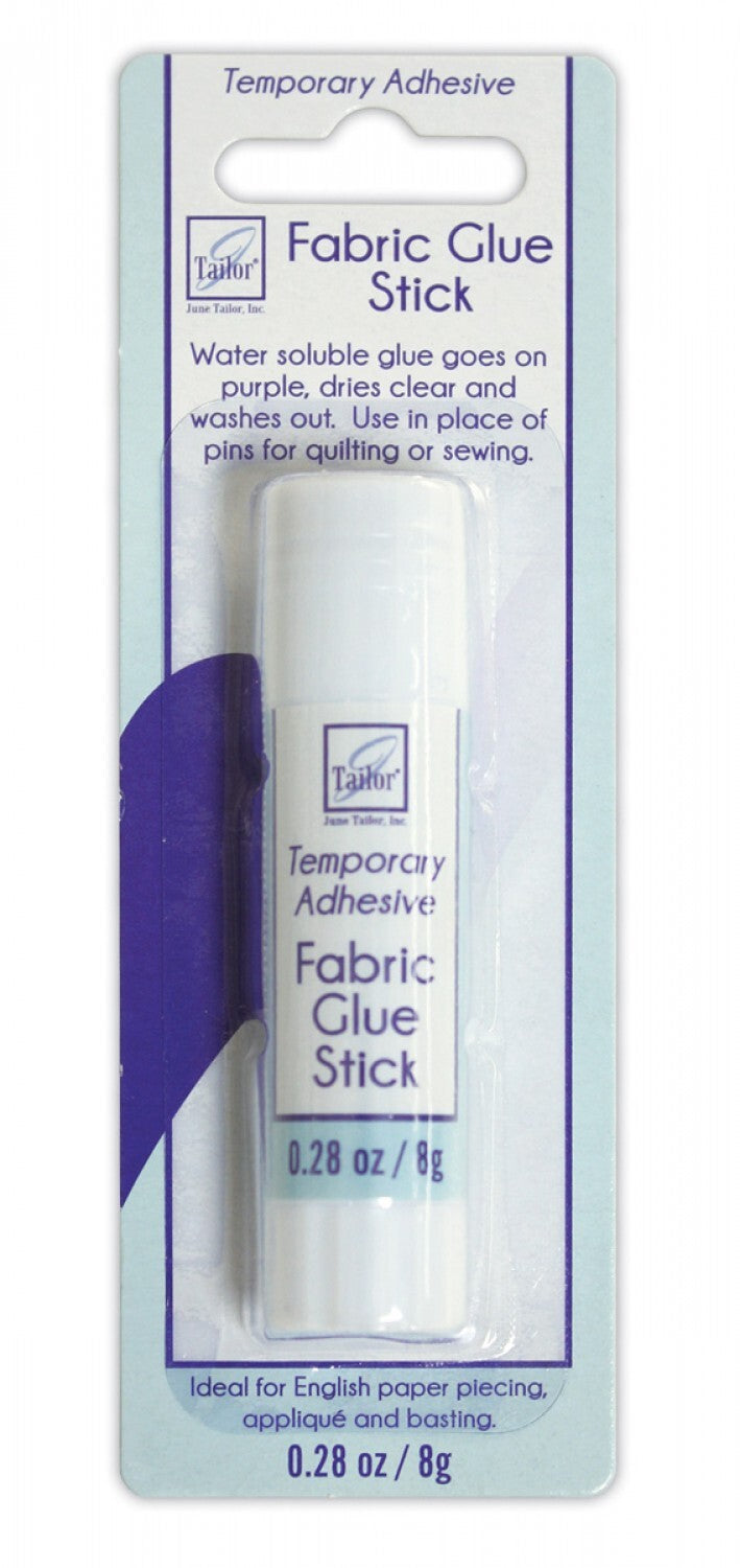 Fabric Glue Stick - Temporary Adhesive June Tailor for applique, sewing and craft projects