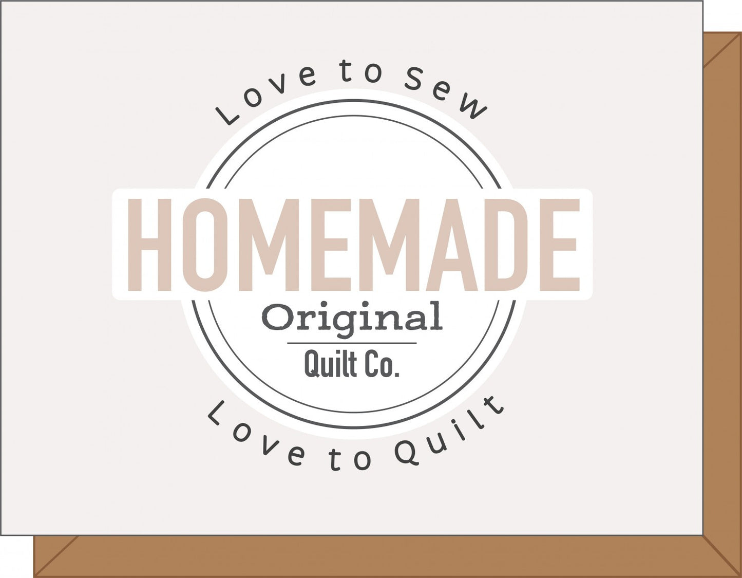 Homemade Gift Card sewing and quilting product