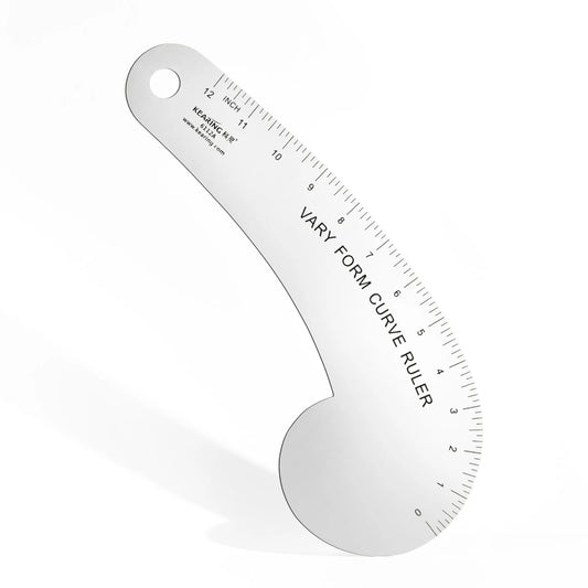 Kearing 12in Aluminium Curved Ruler