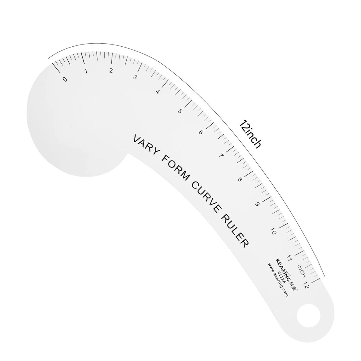 Kearing 12in Aluminium Curved Ruler