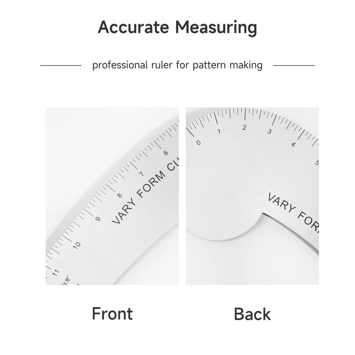 Kearing 12in Aluminium Curved Ruler