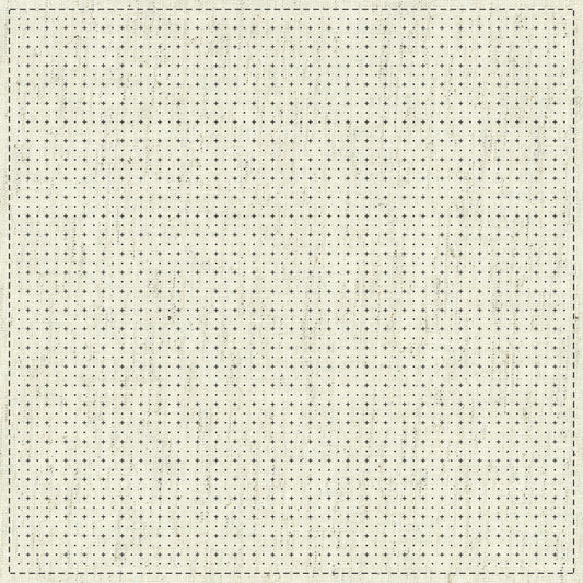 Sashiko Cloth - One-Stitch Sashiko Grid 1 , piecing and stitching