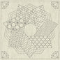 Sashiko Cloth Kaza-Guruma 4 , piecing and stitching