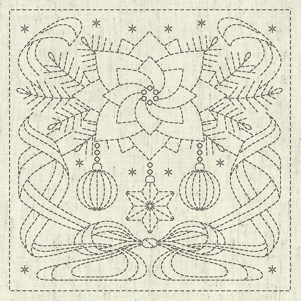 Sashiko Cloth - Blessing , piecing and stitching