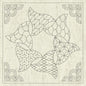 Sashiko Cloth - Kaza-Guruma 5 , piecing and stitching