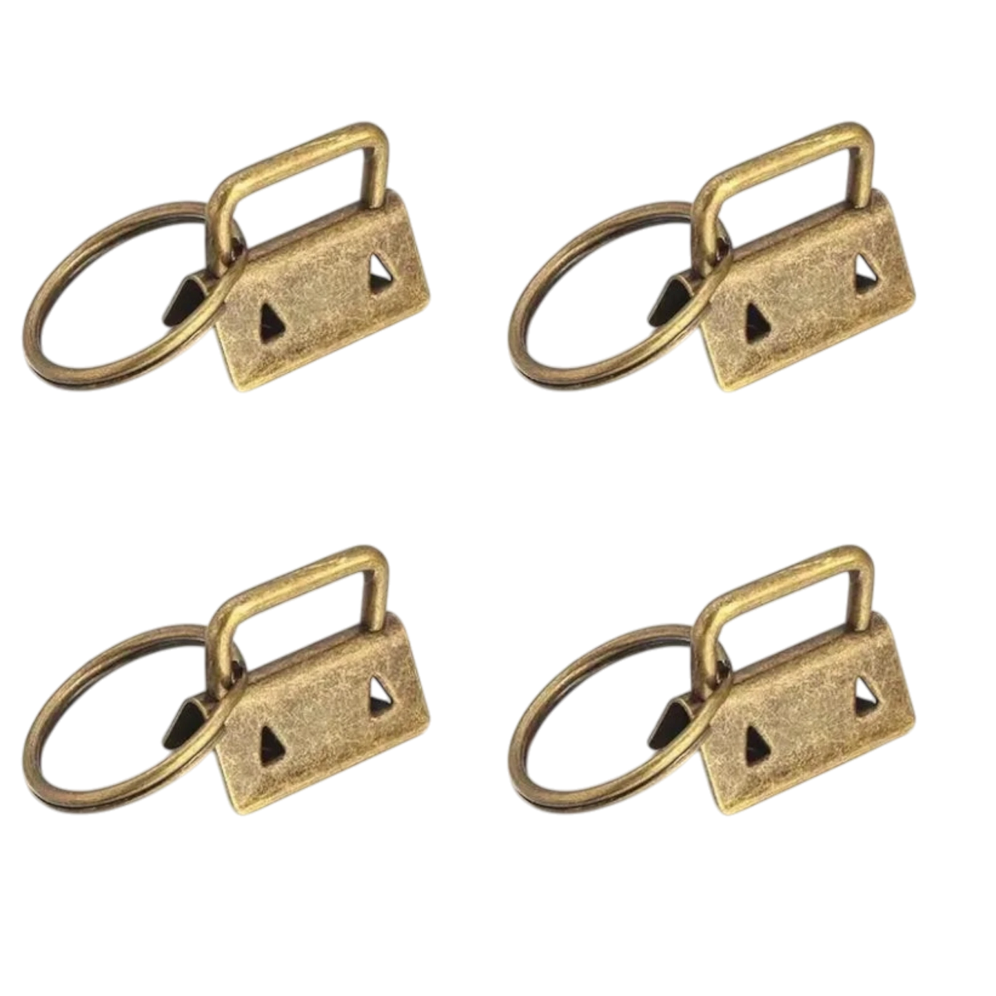 Antique Gold Key Fobs 5 Pack 25mm sewing and quilting product