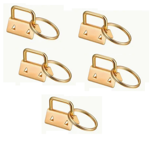 Gold Key Fobs - 25 mm wide sewing and quilting product