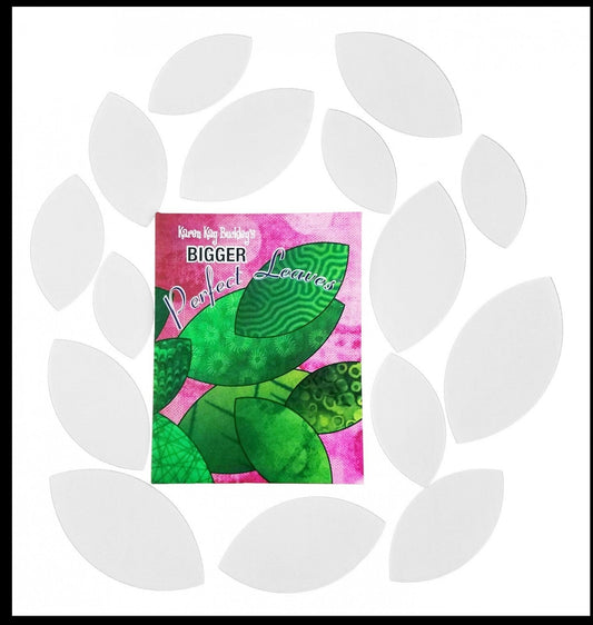 Bigger Perfect Leaves Templates by Karen Kay Buckley for precise cutting, marking and patchwork
