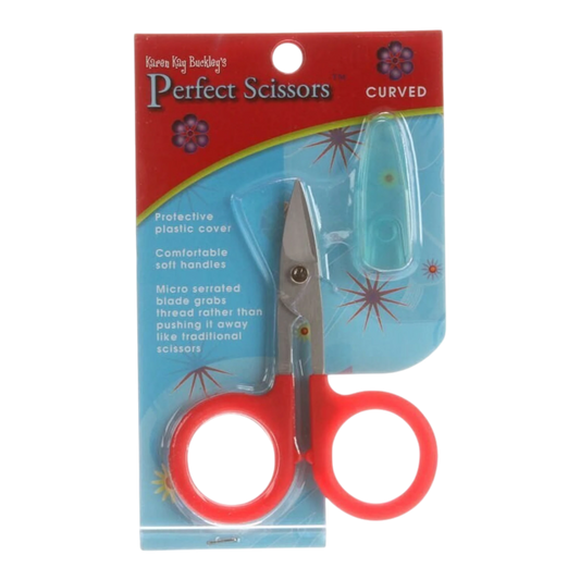 Perfect Scissors Curved by Karen Kay Buckley 95 mm , quilting and fabric cutting