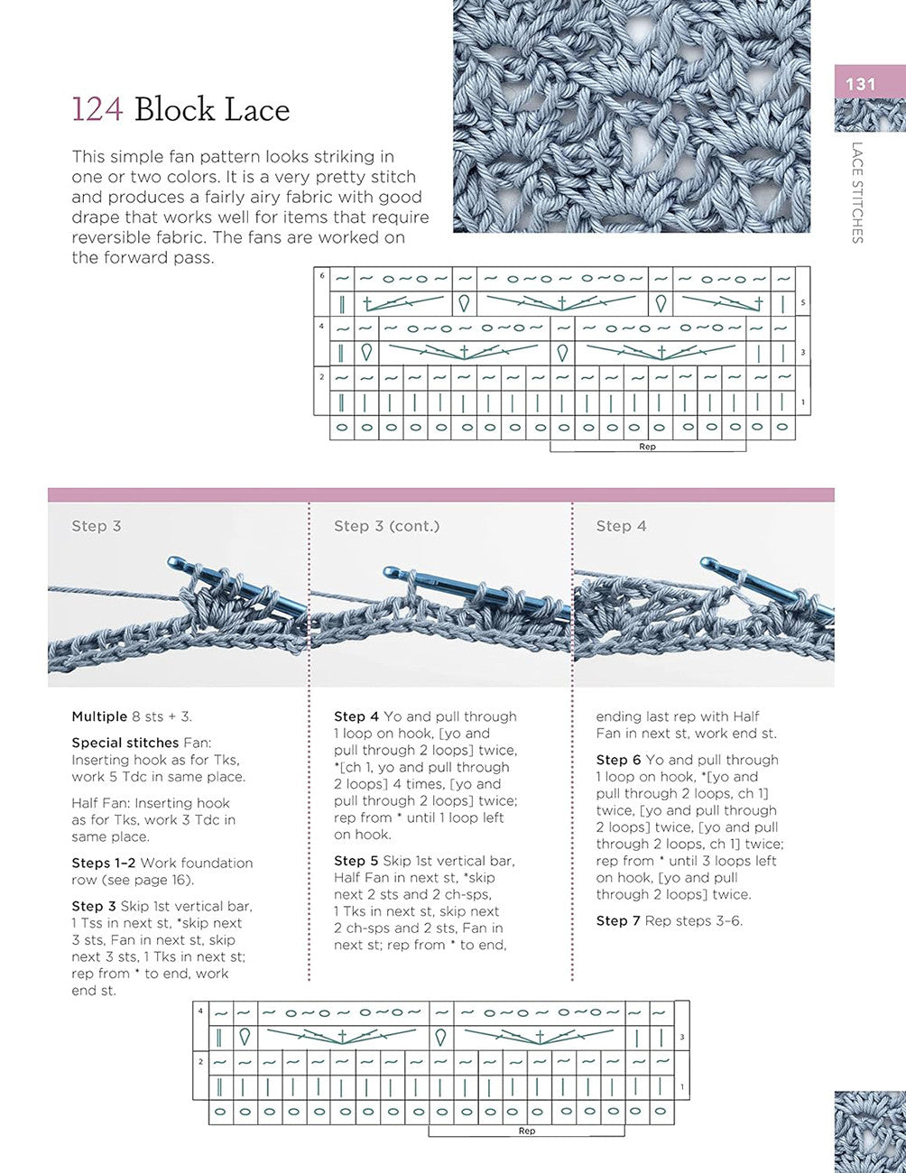 Tunisian Crochet Stitch Dictionary Book – book preview 3