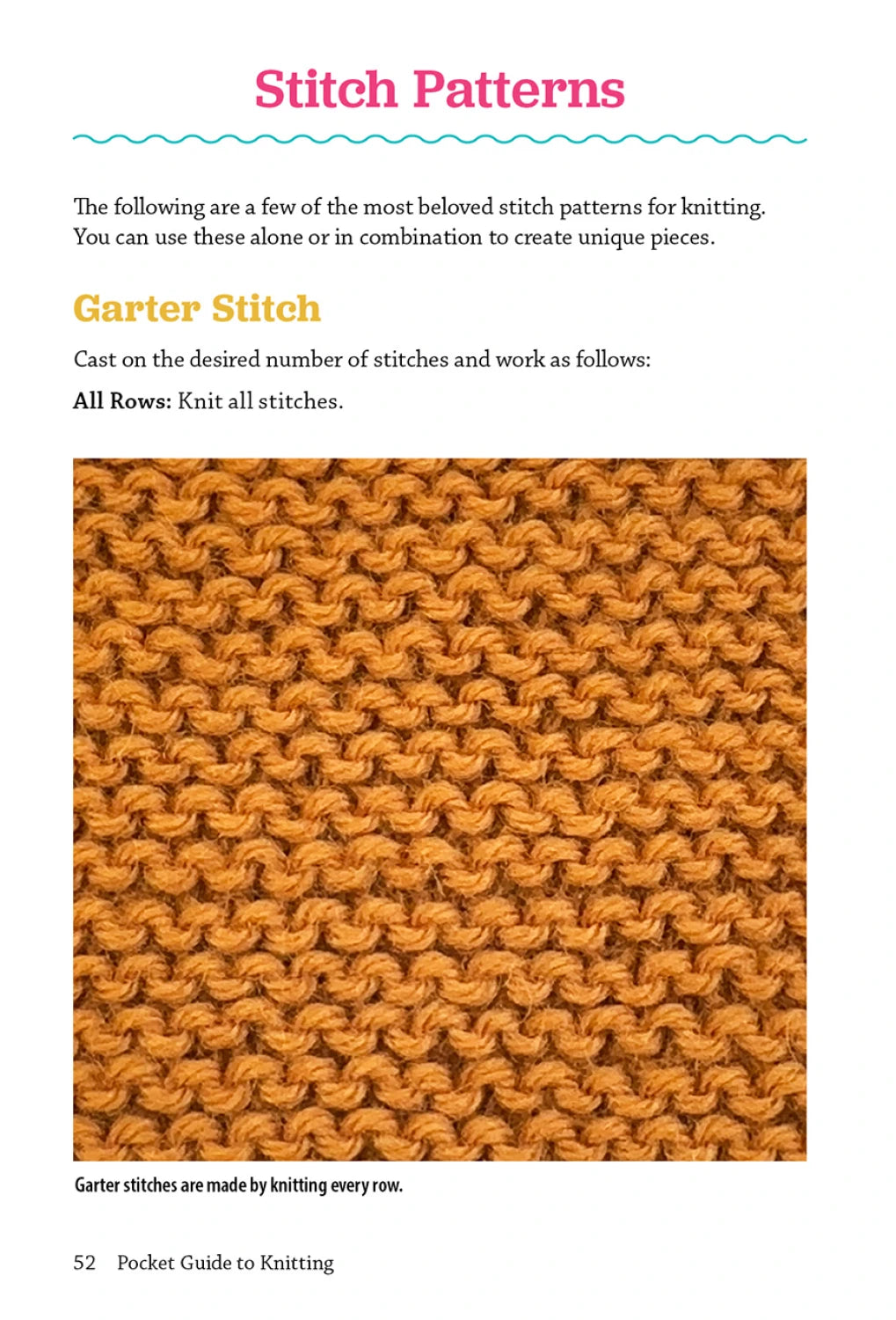 Pocket Guide to Knitting