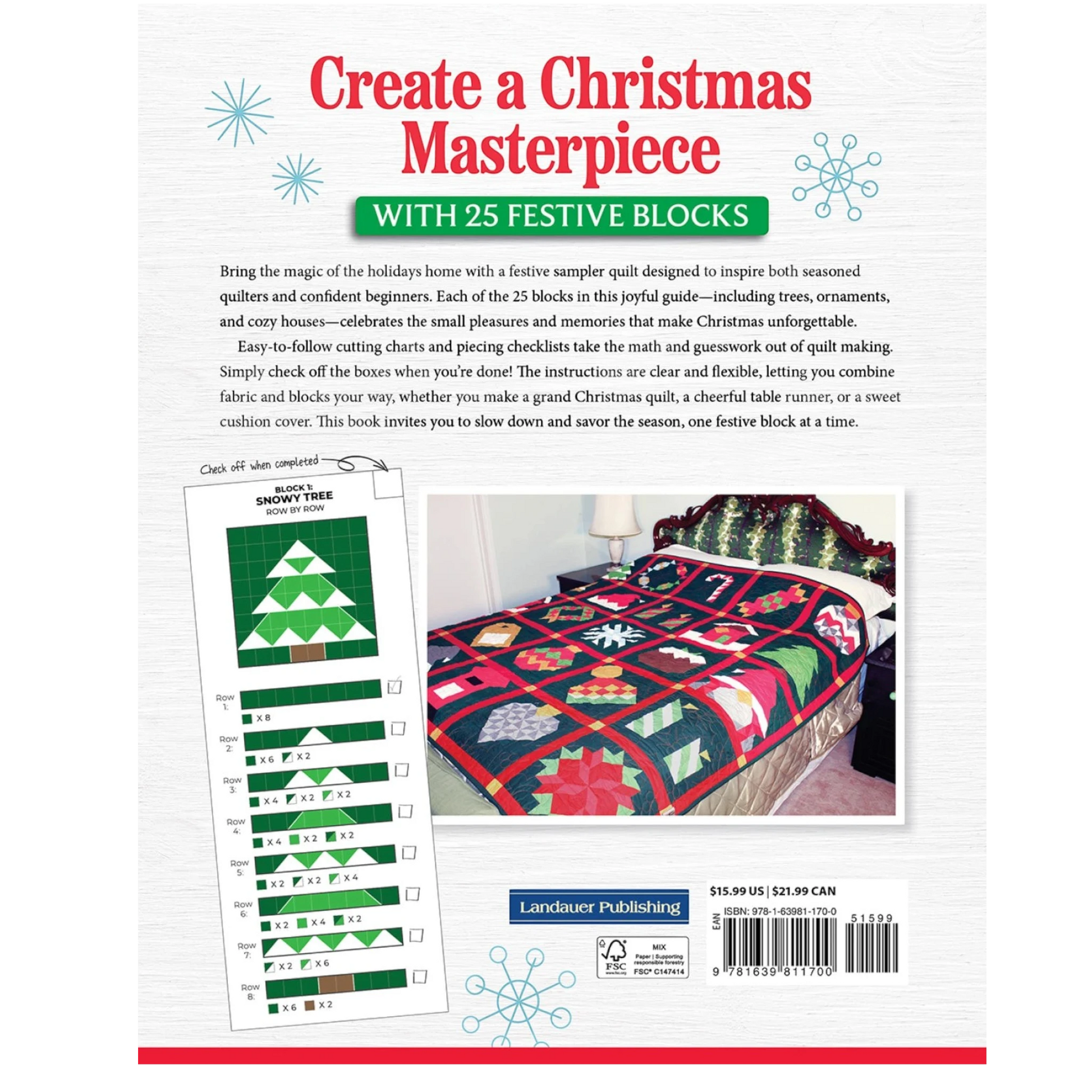 Festive Blocks for a Mega Christmas Quilt Book