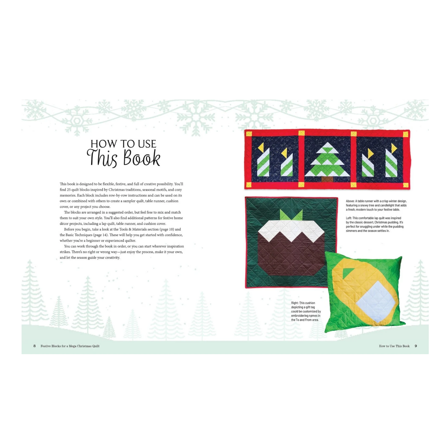 Festive Blocks for a Mega Christmas Quilt Book