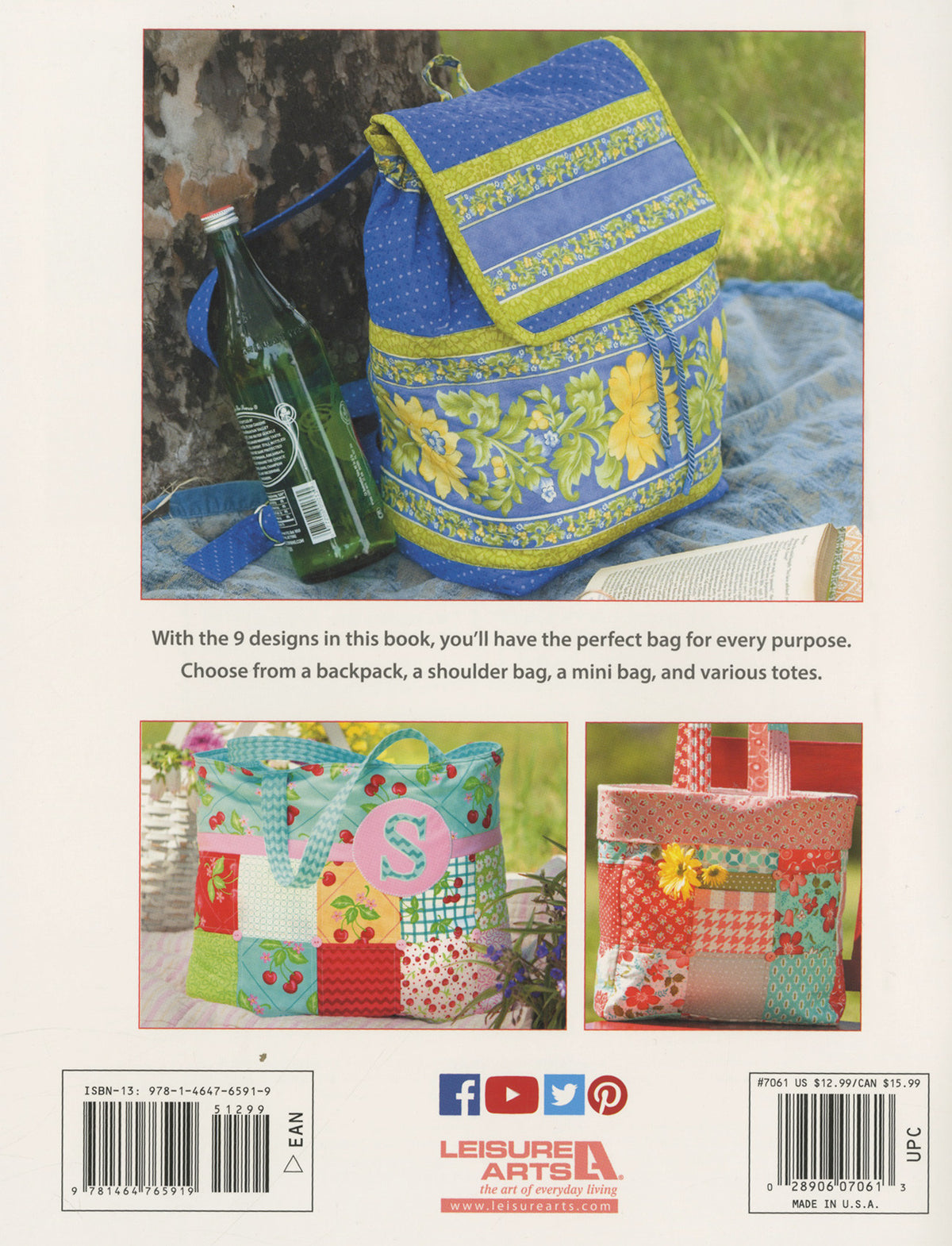 Best Of Quilted Bags Book – book preview 1