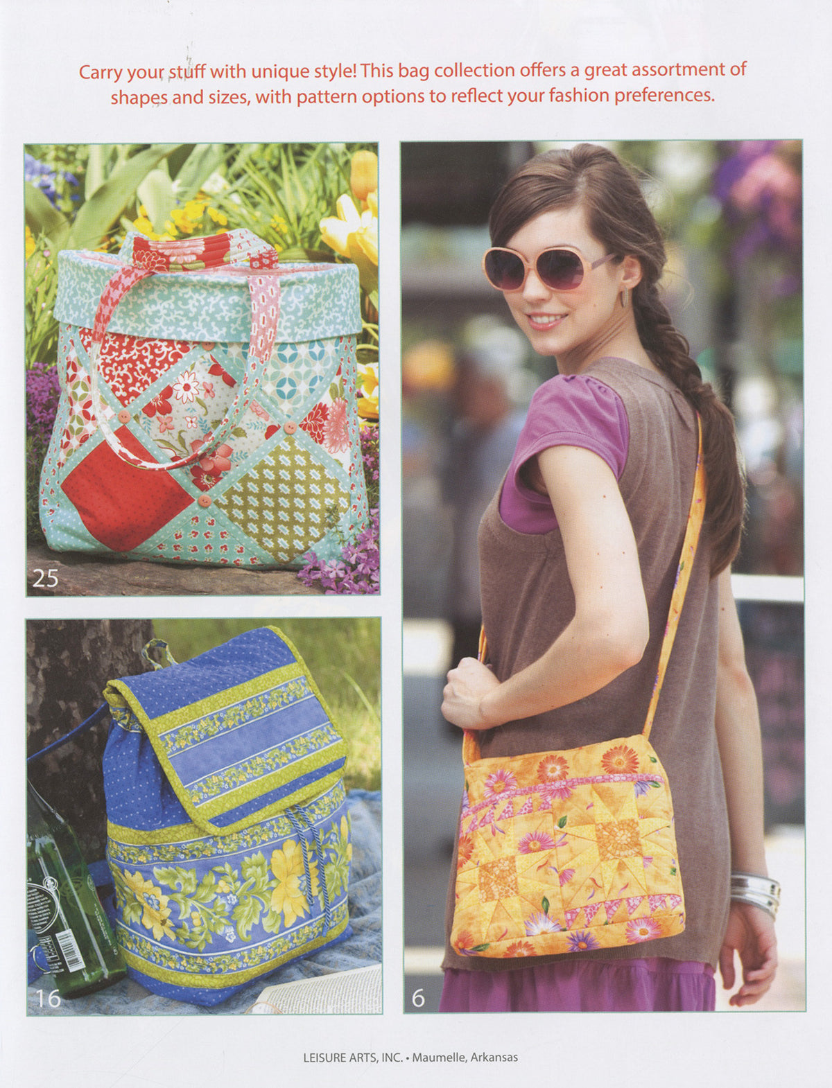 Best Of Quilted Bags Book – book preview 2