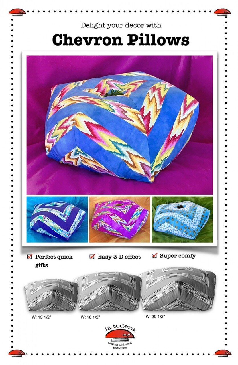 Chevron Pillows Pattern , quilting and craft projects