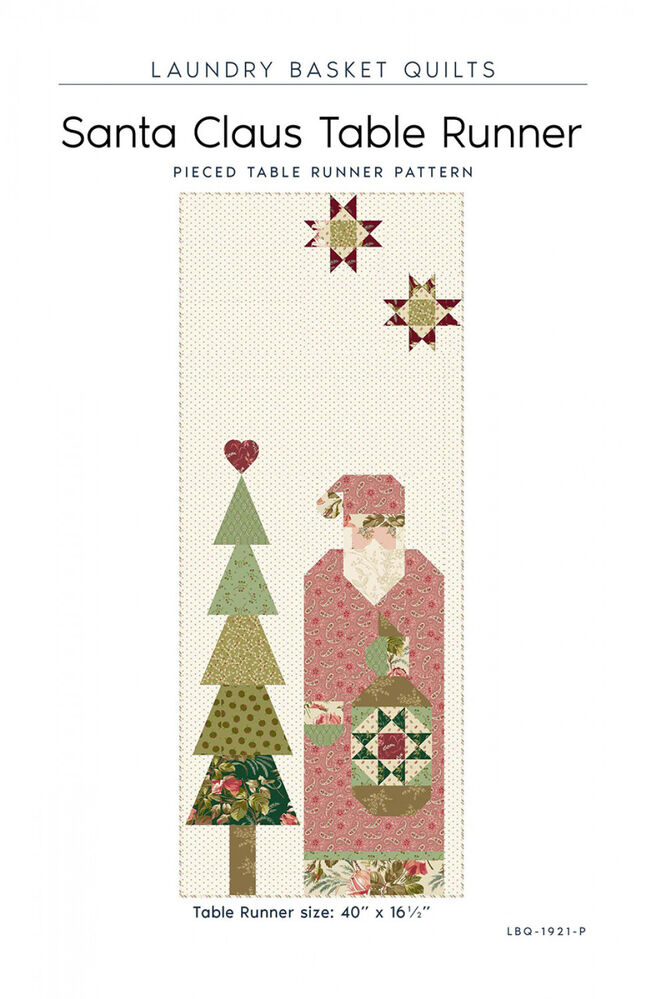 Santa Claus Table Runner Pattern , quilting and craft projects