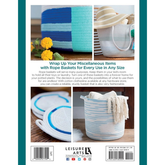 Leisure Arts Learn to Make Rope Baskets sewing and quilting product