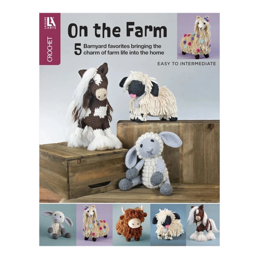 On The Farm Crochet Book , quilting and craft projects