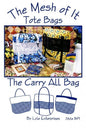 Carry All Mesh Bag Pattern for bag making, sewing and creative projects