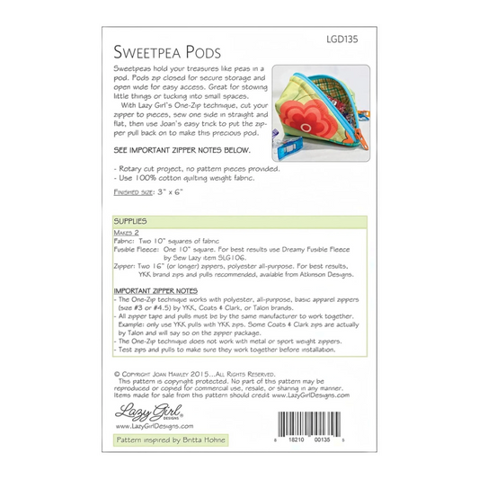 Sweetpea Pods Pattern