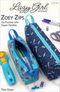 Zoey Zips Bag Pattern for bag making and sewing projects