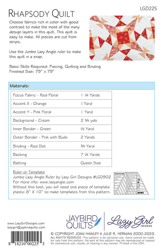 Rhapsody Quilt Pattern , quilting and craft projects