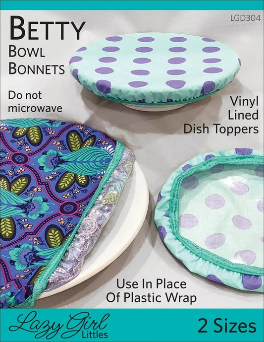 Betty Bowl Bonnets Pattern , quilting and craft projects