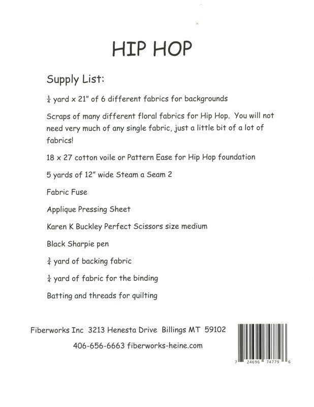 Laura Heine Hip Hop Rabbit Collage Pattern , quilting and craft projects