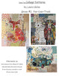 Laura Heine Teeny Tiny Collage Pattern Group 2-Old Blue, Freida, Abilene , quilting and craft projects