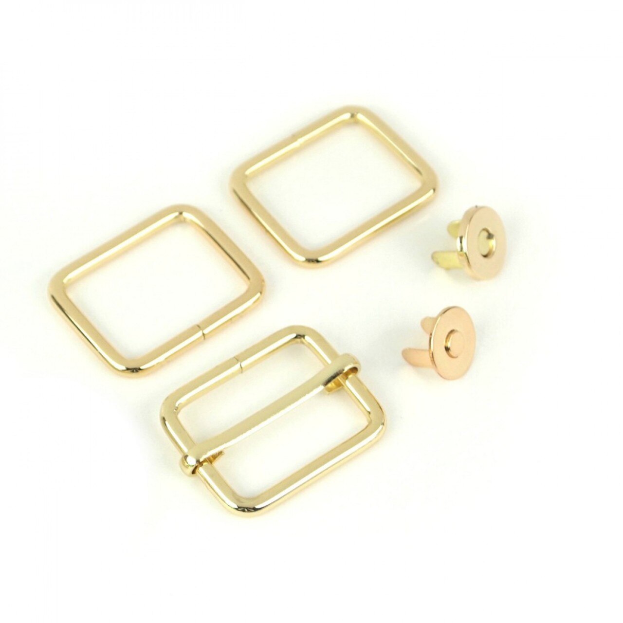 Charade Hardware Kit - Rose Gold by Sallie Tomato for bag making and sewing projects
