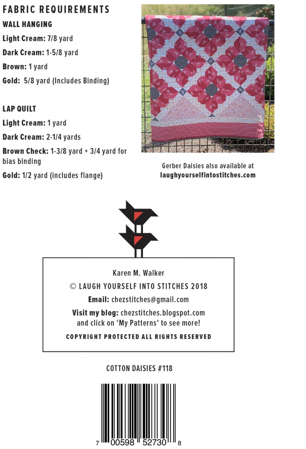 Cotton Daisies Quilt Pattern