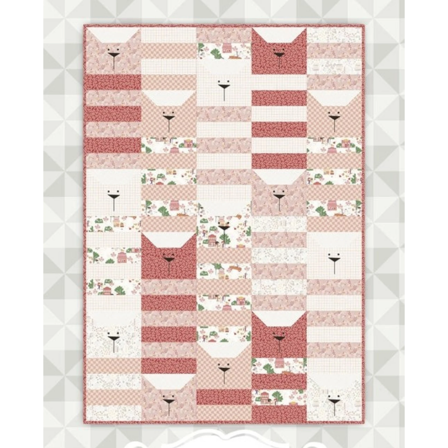 Flat Cat Quilt Pattern , quilting and craft projects