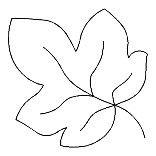 Quilt Stencil - Maple Leaf 178 mm for precise cutting, marking and patchwork