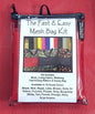 Fast and Easy BLACK Mesh Bag Kit for bag making, sewing and creative projects
