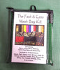 Fast and Easy BLACK Mesh Bag Kit for bag making, sewing and creative projects