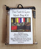 Fast and Easy BLACK Mesh Bag Kit for bag making, sewing and creative projects
