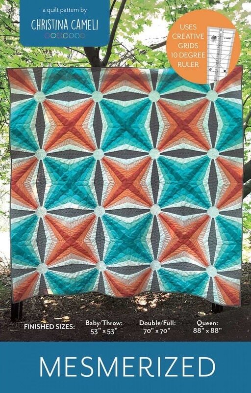 Mesmerized Quilt Pattern by Christina Cameli , quilting and craft projects