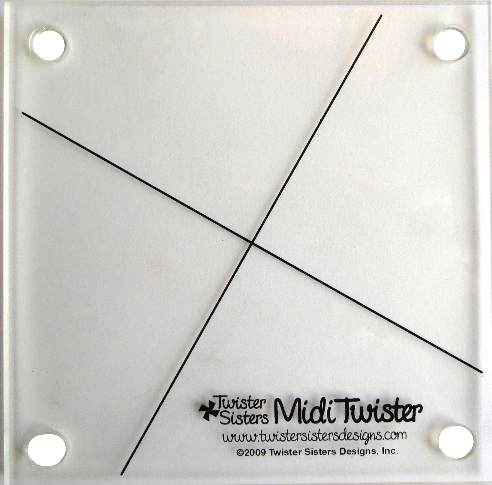 Midi Twister Pinwheel Template for precise cutting, marking and patchwork